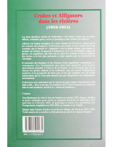 Crabes et Alligators dans les rizières