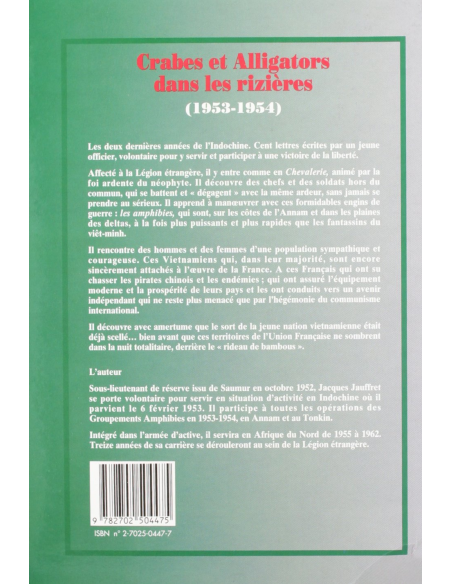 Crabes et Alligators dans les rizières Crabes et Alligators dans les rizières