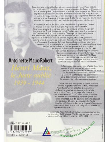 La lutte contre le chômage à Vichy - Henri Maux, le Juste oublié 1939-1944