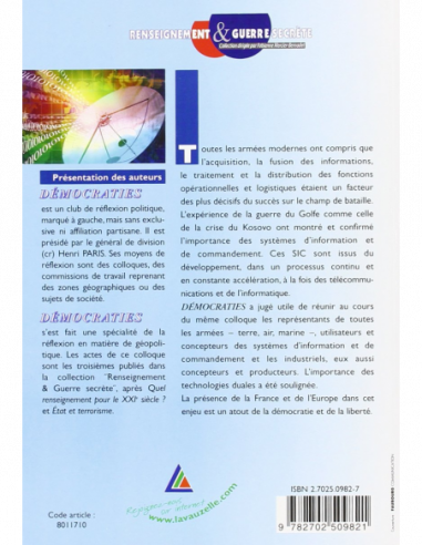 Technologies nouvelles, systémes d'information et de commandement