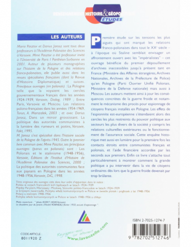 Conflits brûlants de la guerre froide - Les relations franco-polonaises de 1945 à 1954