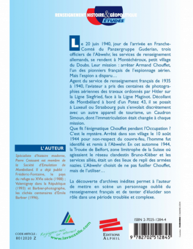 L'Espion de la Ligne Siegfried - Armand Chouffet, photographe aérien