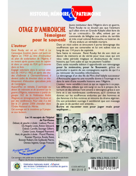 Otage d'Amirouche - Témoigner pour le souvenir Otage d'Amirouche - Témoigner pour le souvenir