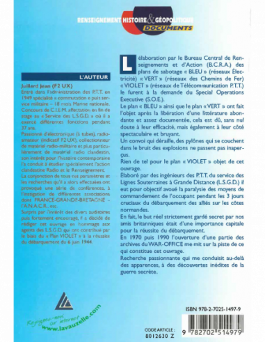 Le plan VIOLET P.T.T. - Son impact sur la réussite du débarquement 5/6 juin 1944