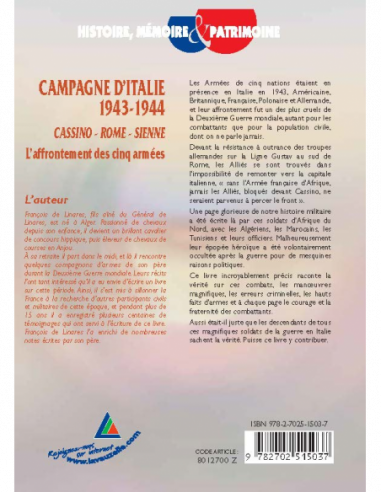 Campagne d'Italie 1943-1944 - Cassino-Rome-Sienne - L'affrontement des cinq armées