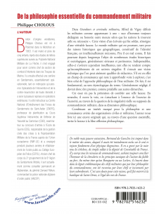 De la philosophie essentielle du commandement militaire 2