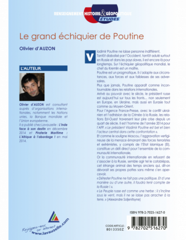 Le grand échiquier de Poutine