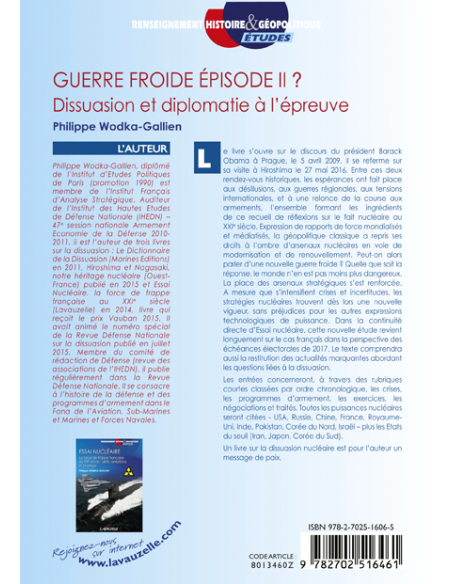 Guerre froide épisode II ? - Dissuasion et diplomatie à l'épreuve Guerre froide épisode II ? - Dissuasion et diplomatie à l'épreuve