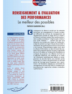Renseignement & Evaluation des Performances - Le meilleur des possibles 2