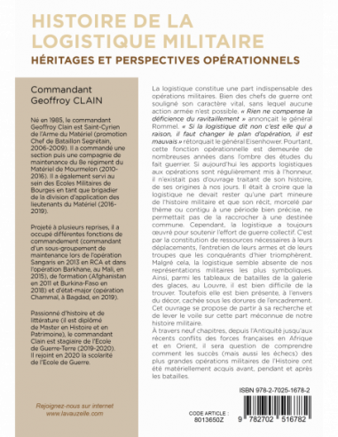 Histoire de la Logistique Militaire - Héritages et perspectives opérationnels