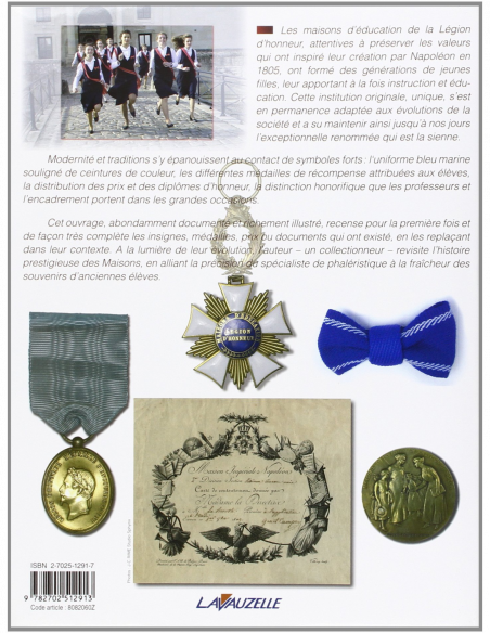 Les Maisons d'éducation de la Légion d'honneur - Insignes, médailles et récompenses