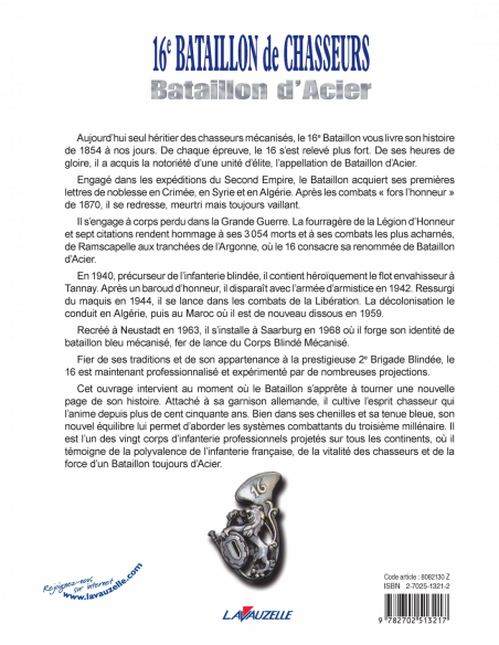16e Bataillon de Chasseurs - Bataillon d'acier 16e Bataillon de Chasseurs - Bataillon d'acier