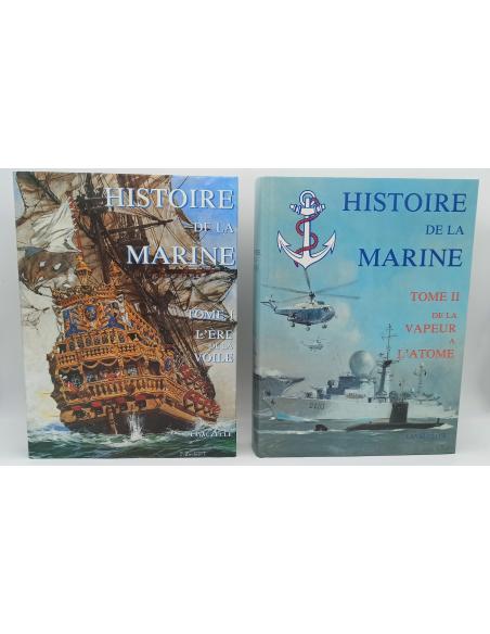 Histoire de la marine - 2 volumes