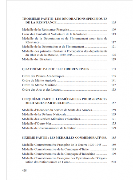 Guide pratique des décorations françaises actuelles - Edition 2015