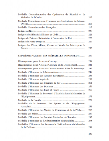 Guide pratique des décorations françaises actuelles - Edition 2015