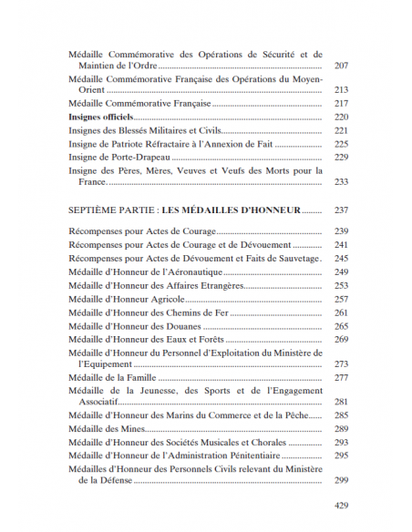 Guide pratique des décorations françaises actuelles - Edition 2015