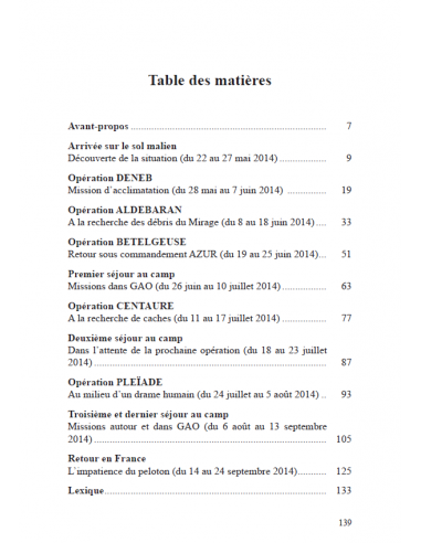 Entre mes hommes et mes Chefs - Journal d'un lieutenant au Mali
