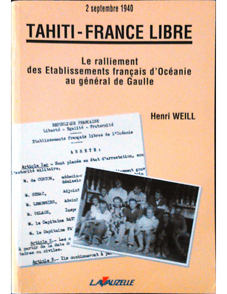2 septembre 1940 - Tahiti - France Libre