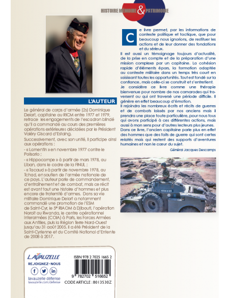 L'Escadron Bleu - Liban-Tchad (1977-1979)