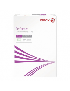 Carton de 5 ramettes 500 feuilles blanches Xerox PERFORMER A3 - 80g 2