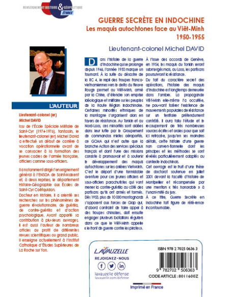 Guerre Secrète en Indochine - Les maquis autochtones face au Viêt-Minh 1950-1955 Guerre Secrète en Indochine - Les maquis autochtones face au Viêt-Minh 1950-1955