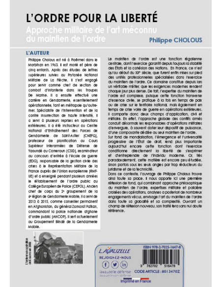 L'Ordre pour la Liberté - Nouvelle édition