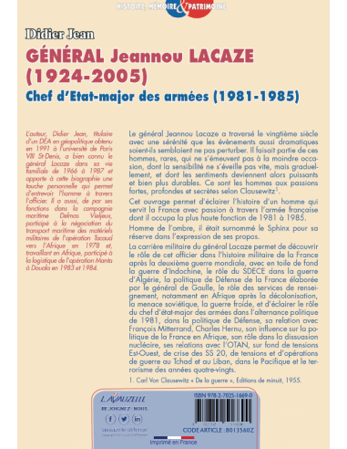 Général Jeannou Lacaze (1924-2005) - Chef d'Etat-major des armées (1981-1985)