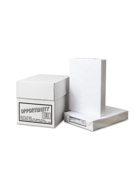 Carton de 5 ramettes 500 feuilles Opportunity - A4 - 75 g Carton de 5 ramettes 500 feuilles Opportunity - A4 - 75 g