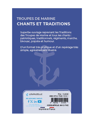 Chants et Traditions Troupes de Marine