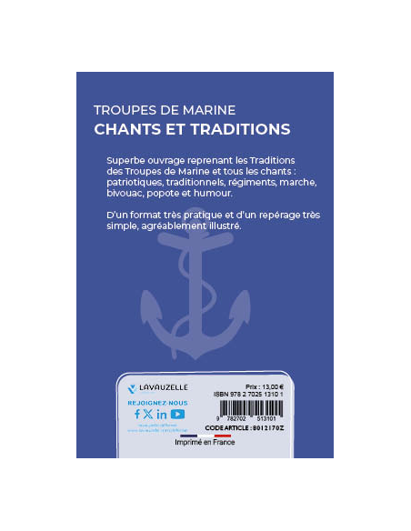 Chants et Traditions Troupes de Marine