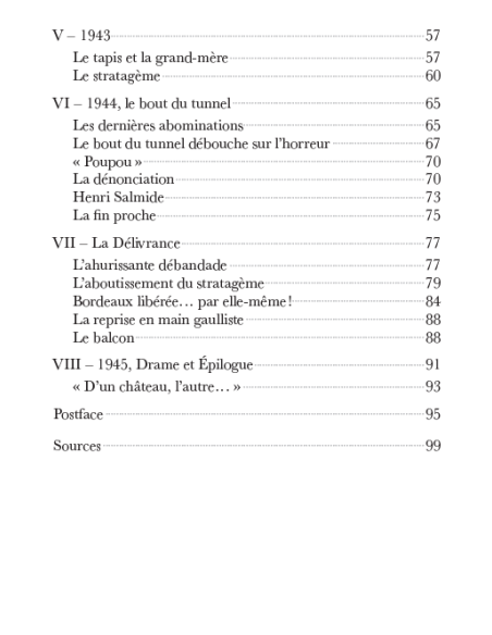 Une résistance française - Chronique bordelaise 1940 - 1945 Une résistance française - Chronique bordelaise 1940 - 1945