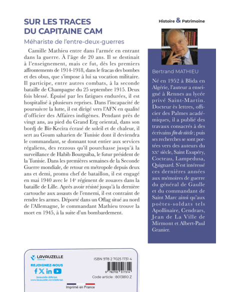 Sur les traces du capitaine Cam - Méhariste de l'entre-deux-guerres