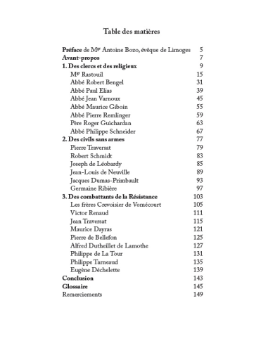 1942-1944, des figures dans le diocèse de Limoges