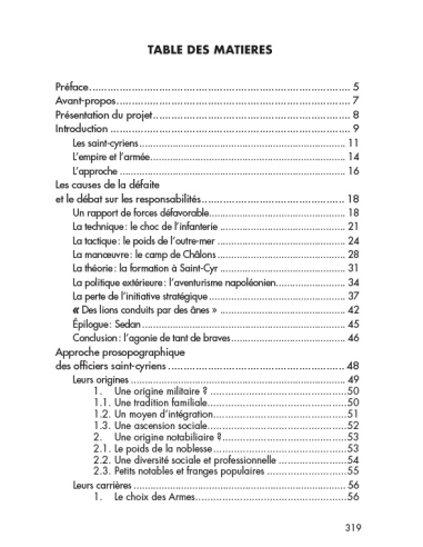Les saint-cyriens morts au champ d'honneur au cours de la guerre impériale de 1870