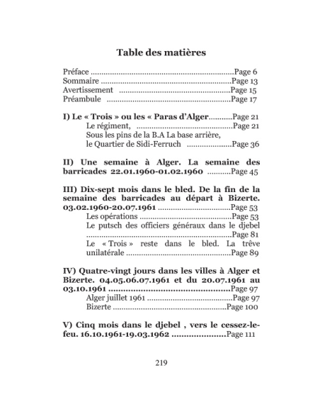 3e RPIMa - Contre-insurrection - Algérie 1960-1962, les villes et le djebel