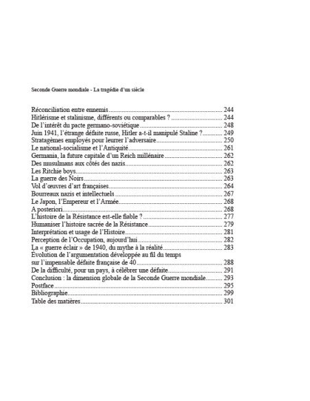 Seconde Guerre mondiale - La tragédie d'un siècle