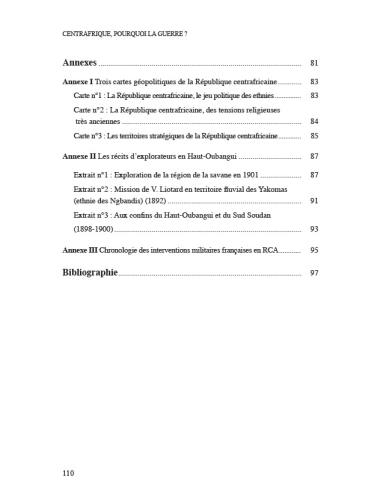 Centrafrique, pourquoi la guerre ?