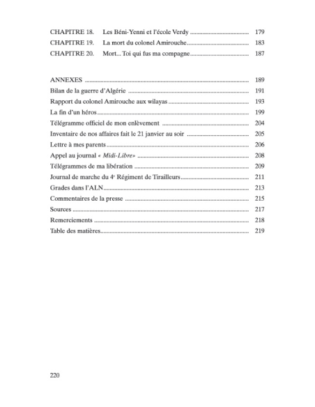 Otage d'Amirouche - Témoigner pour le souvenir