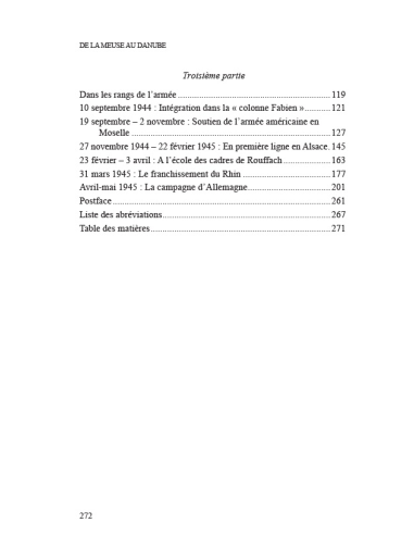 De la Meuse au Danube 1944-1945