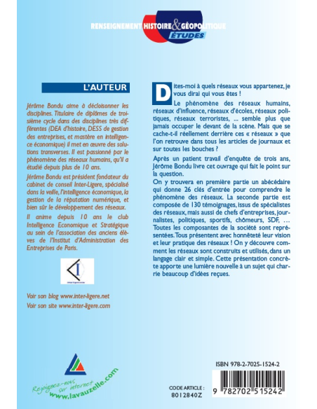 Voyage aux pays des réseaux humains - Guide pratique pour développer ses réseaux relationnels
