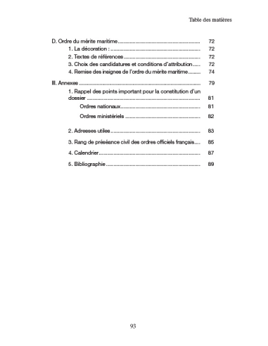Guide des Ordres Nationaux et Ministériels - A l'usage des services en charge des distinctions honorifiques