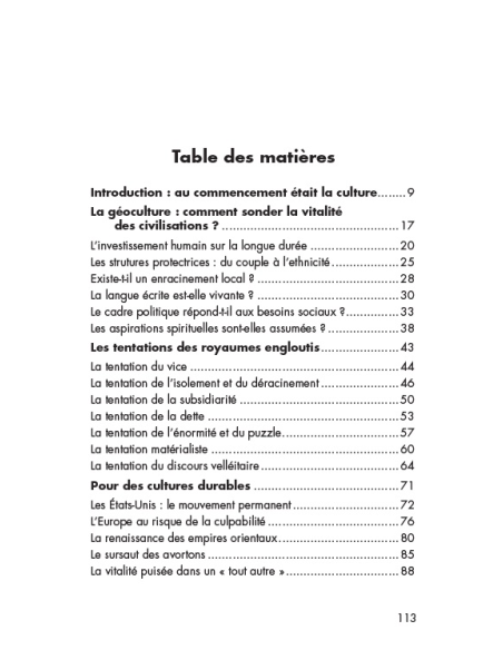 Géoculture - Plaidoyer pour des civilisations durables