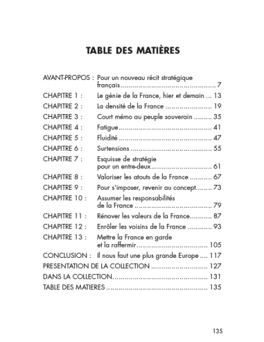 Engagez-vous - La relance stratégique de la France