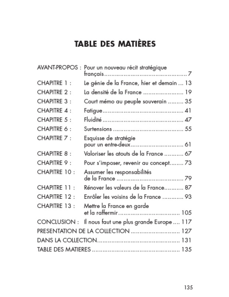 Engagez-vous - La relance stratégique de la France