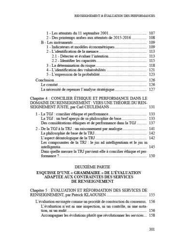 Renseignement & Evaluation des Performances - Le meilleur des possibles