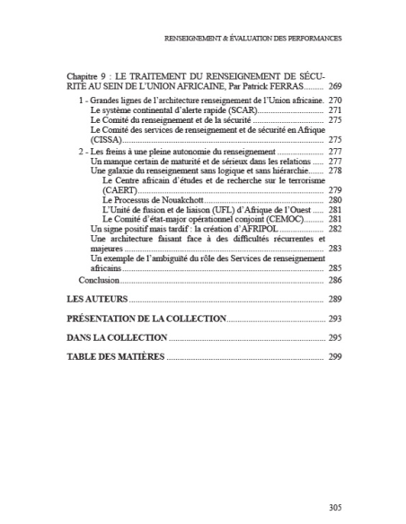 Renseignement & Evaluation des Performances - Le meilleur des possibles