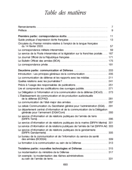 Guide pratique de correspondance militaire, communication et relations publiques