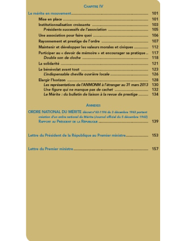 Ordre National du Mérite