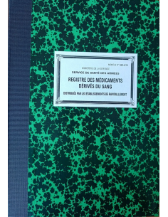 REGISTRE DES MEDICAMENTS DERIVES DU SANG 620-8*/19
