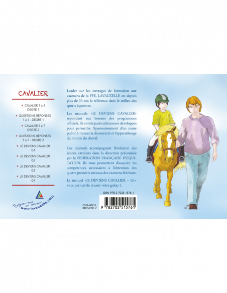 Je deviens cavalier - Galop 1 Je deviens cavalier - Galop 1